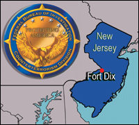 Fort Dix locator map
