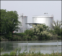 Fuel tanks at J.F.K. International Airport, AP Photo.