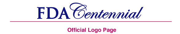 FDA Centennial Official Logo Page