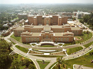 The Mark O. Hatfield Clinical Research Center. Aerial photography by Duane Lempke, Sisson Studios, Inc.