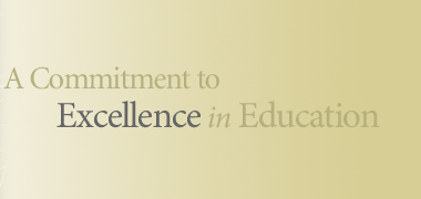 A Commitment to Excellence in Education