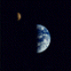 Image of the Earth and Moon