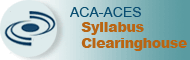 ACA-ACES Syllabus Clearinghouse