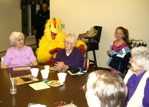 [Photo: CHSP has provided funds for the meal program at Juniper Hill Village since 1984.]