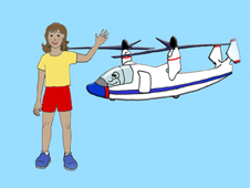 Robin Whirlybird on her rotorcraft adventures!