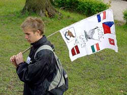 GLOBE student in parade in Czech Republic