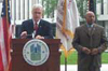 Assistant Secretary Bernardi and Deputy Secretary Jackson at the Memorial Day Ceremony