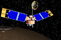 Screenshot from the video 'Animation of Three Separate Mars Global Surveyor Orbits'