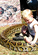 Boy with snake