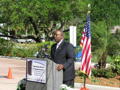 Pinellas County Commissioner Kenneth T. Welch Opens Ceremony.