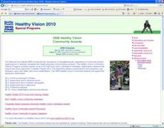 Healthy Vision Community Awards Program
