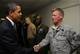 Air Force reservist meets President-elect Obama