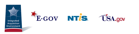 WDOL Logos - Integrated Acquisition Environment - FirstGov - eGov - NTIS
