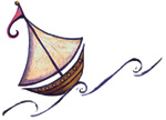 illustration: sail boat