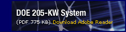DOE 205 KW System (PDF 775 KB)