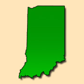 Image: Indiana state map
