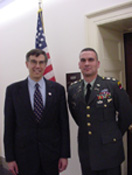 Rush Holt with Major Newton