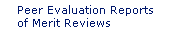Peer Evaluation Reports of Merit Reviews