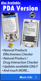 Natural Medicines Comprehensive Database PDA Version