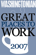Washingtonian Great Places to Work 2007