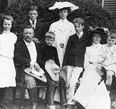 Portrait of Theodore Roosevelt and his family