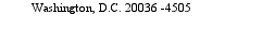 Washington, D.C. 20036-4505