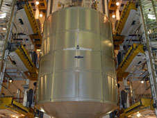 MPLM Leonardo carries the STS-126 payload for the space station.