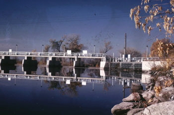 Slaterville Diversion dam