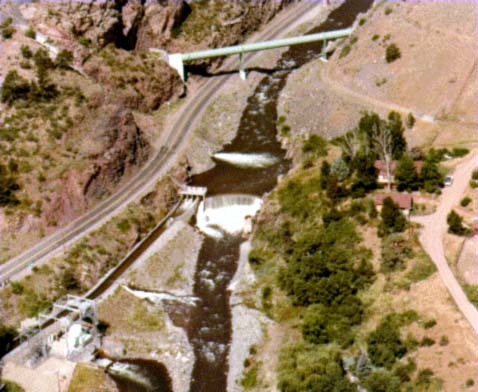 Aerial View of Big Thompson Powerplant