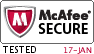 McAfee Secure sites help keep you safe from identity theft, credit card fraud, spyware, spam, viruses and online scams