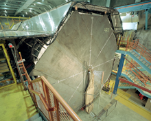 The MINOS detector will be used to explore the phenomenon of neutrino mass.