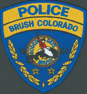 Brush Colorado Police Department Patch