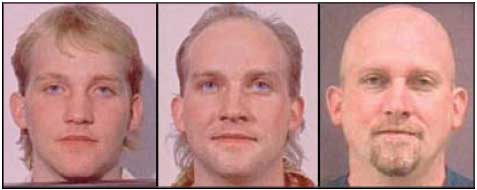 Various mug shots of Joel Courtney. The one on the left is from 1985 whenCourtney pleaded guilty to sexual abuse in Washington County. The one inthe middle is 6 years later when Courtney was picked up again in Wash-ington County. The one on the right is from Courtney’s arrest in NewMexico on kidnapping and rape charges in November of 2004.