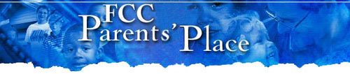 FCC's Parents' Place banner