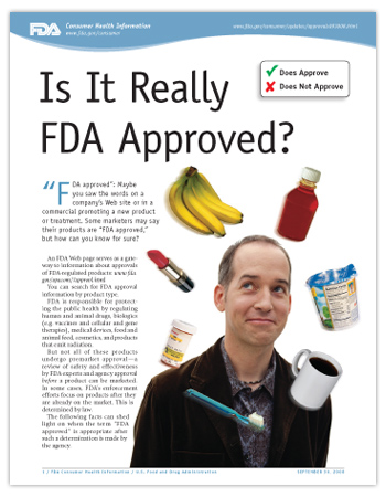 Cover page of PDF version of this article, including a photo illustration of a man with food, drugs, and other consumer products swirling around head.