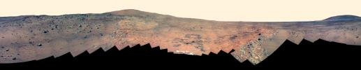 Full-Circle 'Bonestell' Panorama from Spirit (False Color)