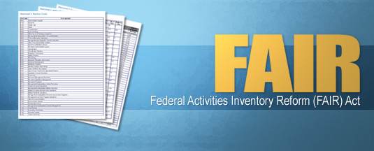 Federal Activities Inventory Reform (FAIR) Act