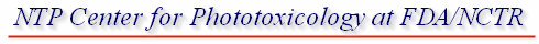 NCTR's Center for Phototoxicology (NTP Center for Phototoxicology) logo text