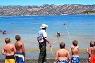 interactive image:  Fishing at Lake Berryessa; click for larger image