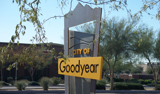 Entry monument sign