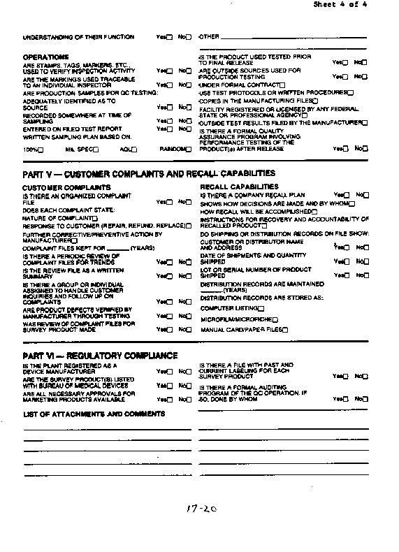 Page 3 of survey form (preview)
