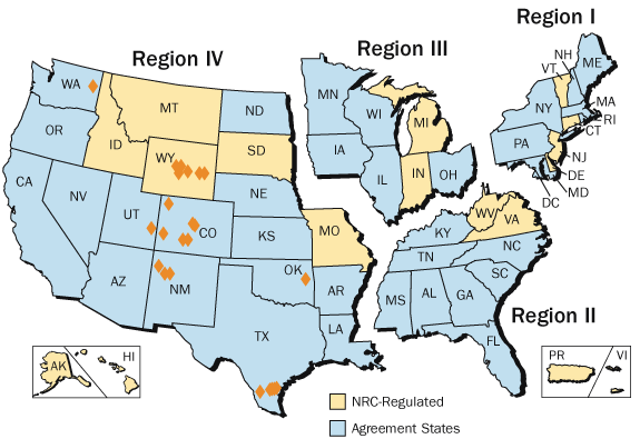 Uranium Recovery Sites