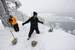 Washington Department of Transportation avalanche forecasters and controllers Scott Williams, left, and Lee Redden ready explosives to be detonated high above Interstate 90 near Snoqualmie Pass, Wash. Mike Kane/Seattle Post-Intelligencer