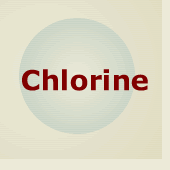 Chlorine Topic Page image - the word Chlorine