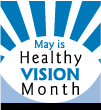 My is Healthy Vision Month Logo