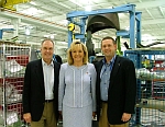 Mary visits the NORDAM facility in Tulsa