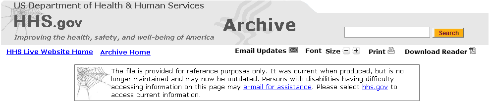 archive header