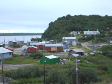 A veiw looking at the Village of Pilot Station from the southwest