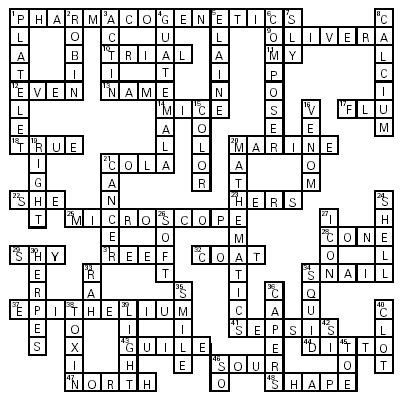 crossword puzzle -- see below for answers><br clear=