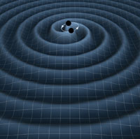 LISA detectará ondas de gravedad provenientes de dos agujeros negros en órbita entre sí